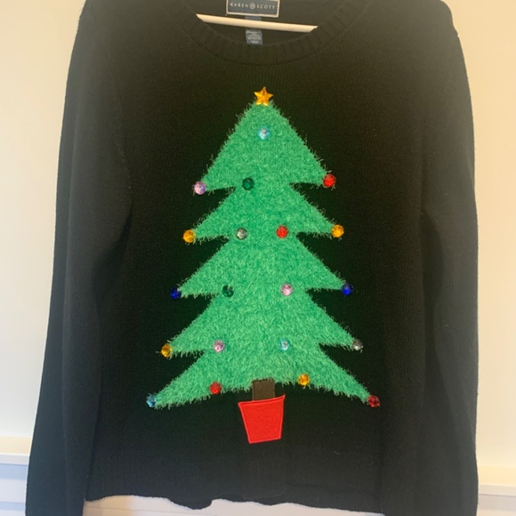 Women's Christmas Tree Sweater - Picture 2 of 3
